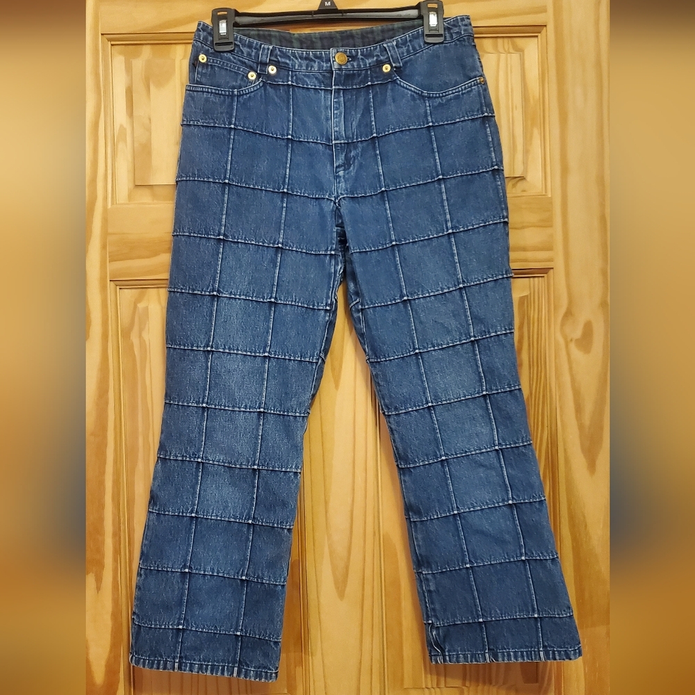 Polo Ralph Lauren Patchwork Cropped Jeans 6 Vintage Y2K